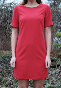 Klänningen Birgit, röd